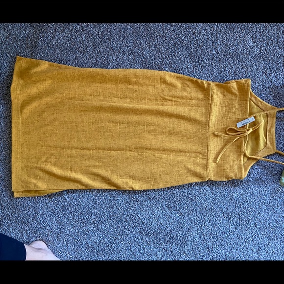 knit apron cami dress